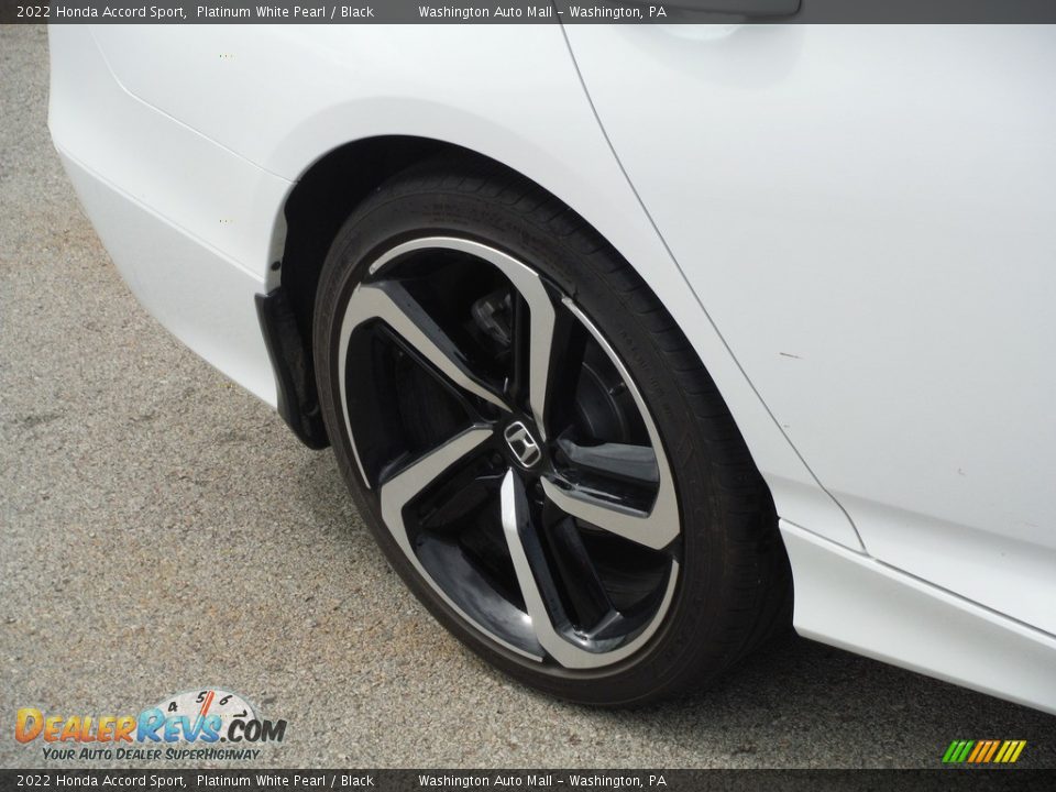2022 Honda Accord Sport Platinum White Pearl / Black Photo #3