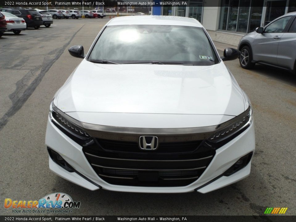 2022 Honda Accord Sport Platinum White Pearl / Black Photo #4