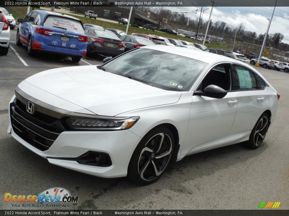 2022 Honda Accord Sport Platinum White Pearl / Black Photo #5