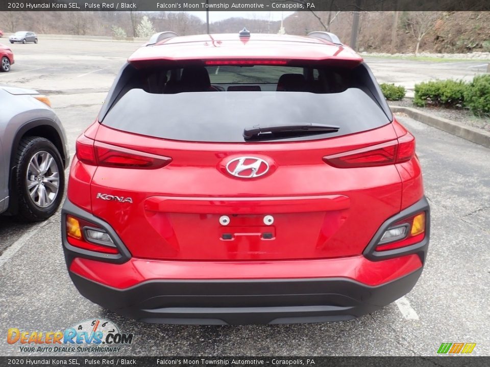 2020 Hyundai Kona SEL Pulse Red / Black Photo #3