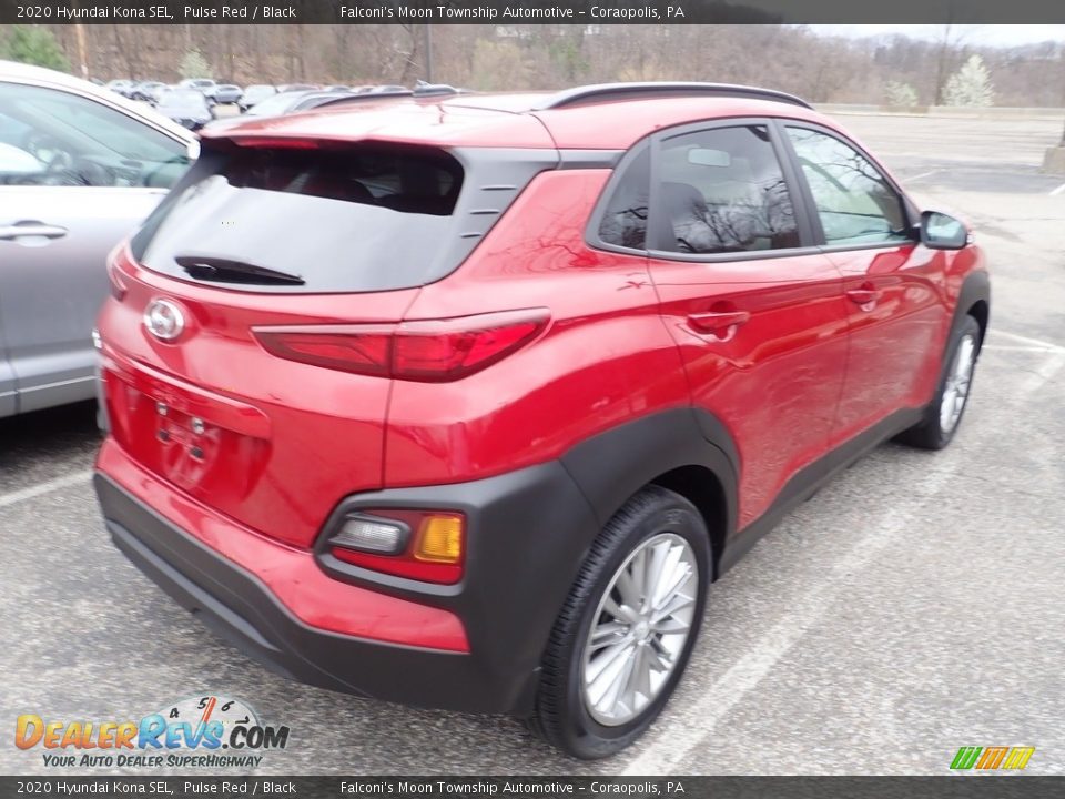 2020 Hyundai Kona SEL Pulse Red / Black Photo #4