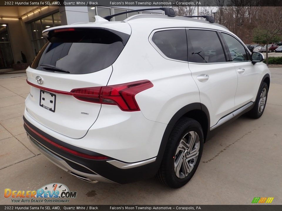 2022 Hyundai Santa Fe SEL AWD Quartz White / Black Photo #2