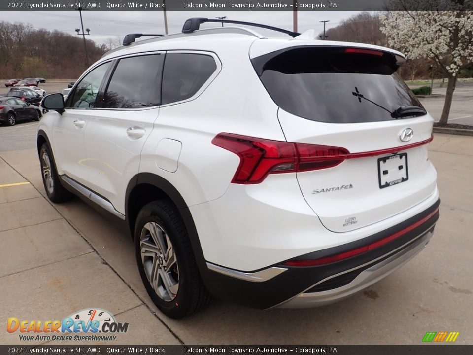 2022 Hyundai Santa Fe SEL AWD Quartz White / Black Photo #5