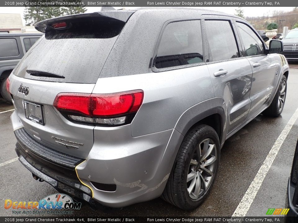 2018 Jeep Grand Cherokee Trackhawk 4x4 Billet Silver Metallic / Black Photo #3