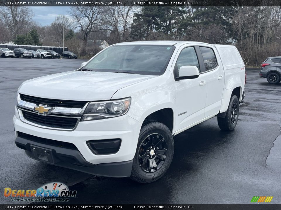 2017 Chevrolet Colorado LT Crew Cab 4x4 Summit White / Jet Black Photo #1
