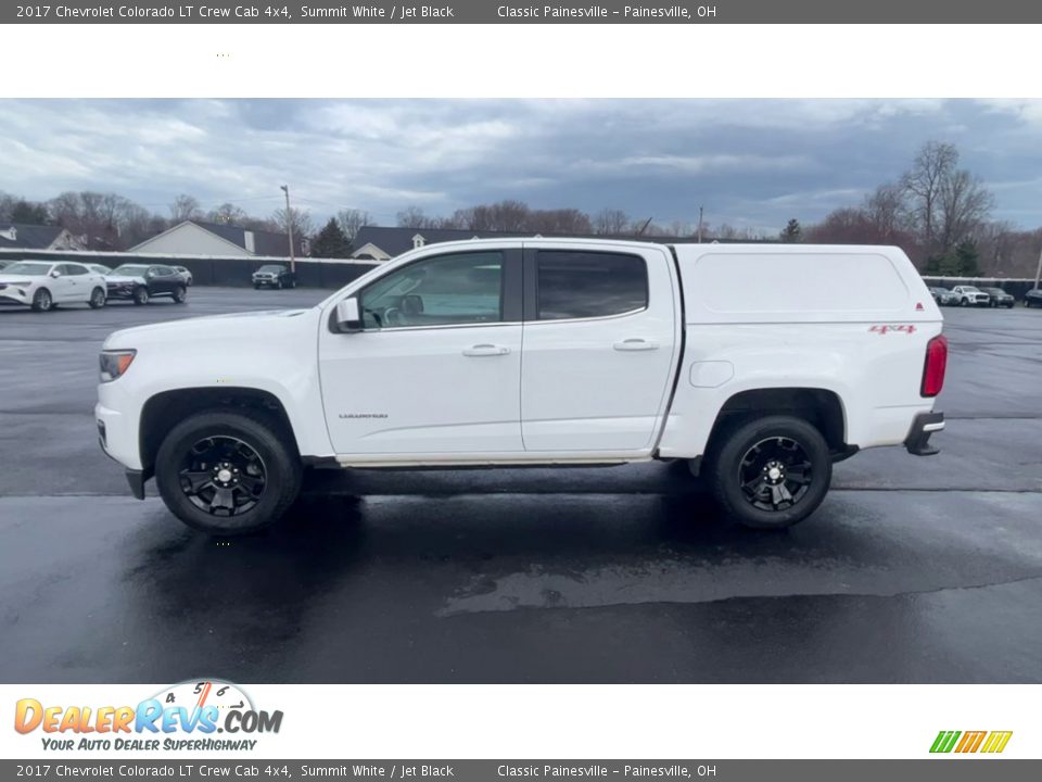 2017 Chevrolet Colorado LT Crew Cab 4x4 Summit White / Jet Black Photo #5