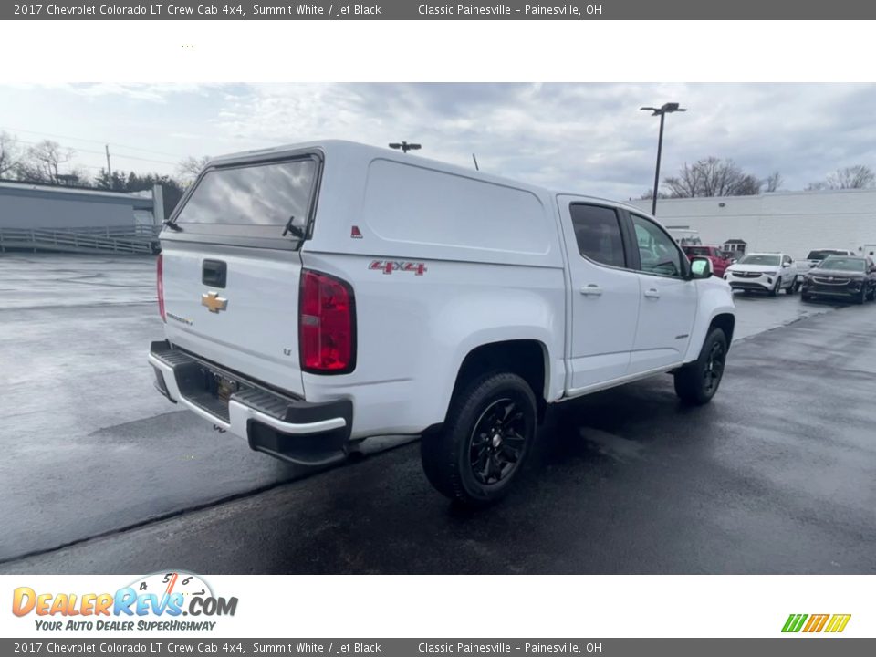 2017 Chevrolet Colorado LT Crew Cab 4x4 Summit White / Jet Black Photo #8