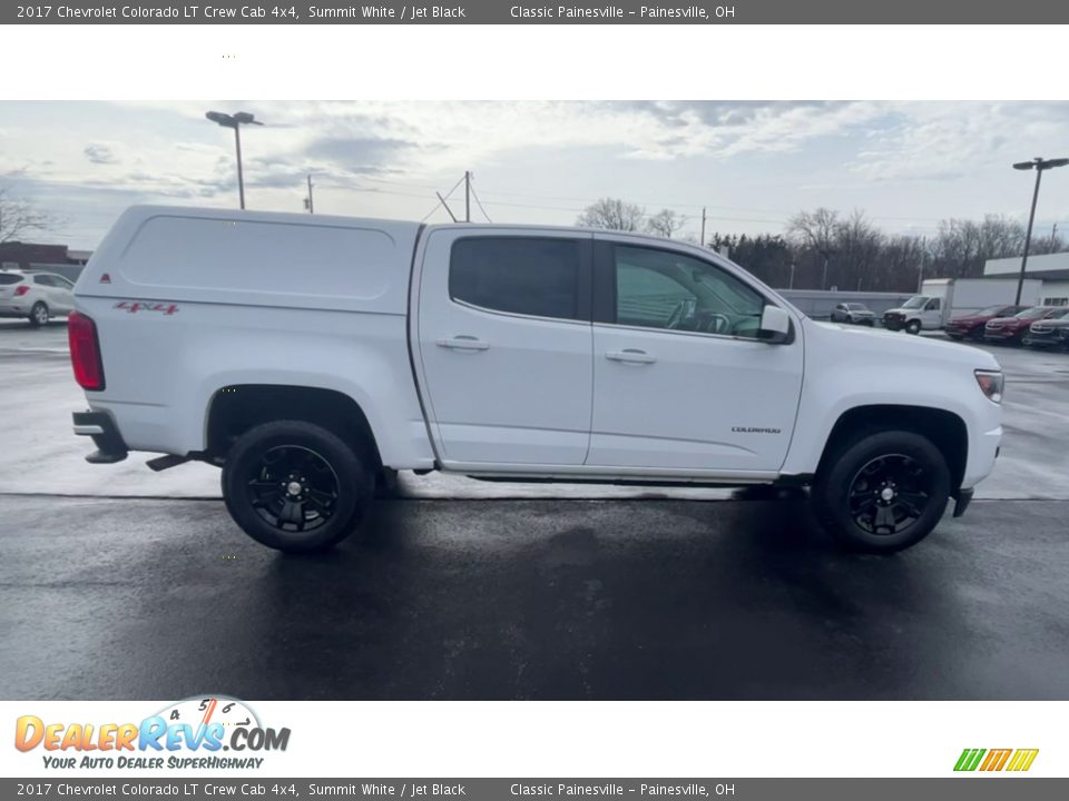 2017 Chevrolet Colorado LT Crew Cab 4x4 Summit White / Jet Black Photo #9