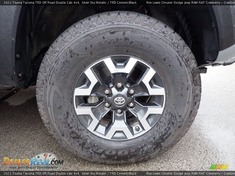 2021 Toyota Tacoma TRD Off Road Double Cab 4x4 Silver Sky Metallic / TRD Cement/Black Photo #5