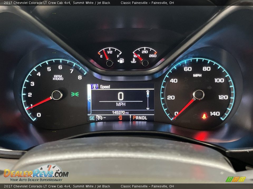 2017 Chevrolet Colorado LT Crew Cab 4x4 Summit White / Jet Black Photo #11