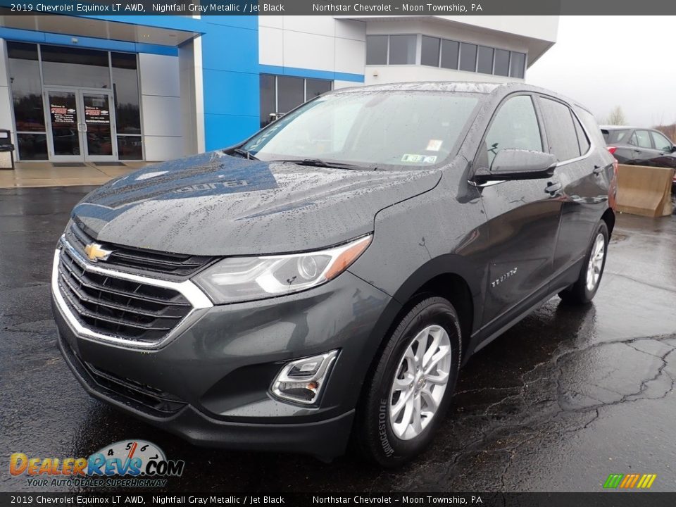 2019 Chevrolet Equinox LT AWD Nightfall Gray Metallic / Jet Black Photo #2