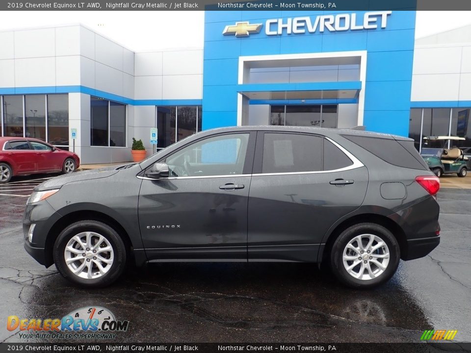 2019 Chevrolet Equinox LT AWD Nightfall Gray Metallic / Jet Black Photo #3