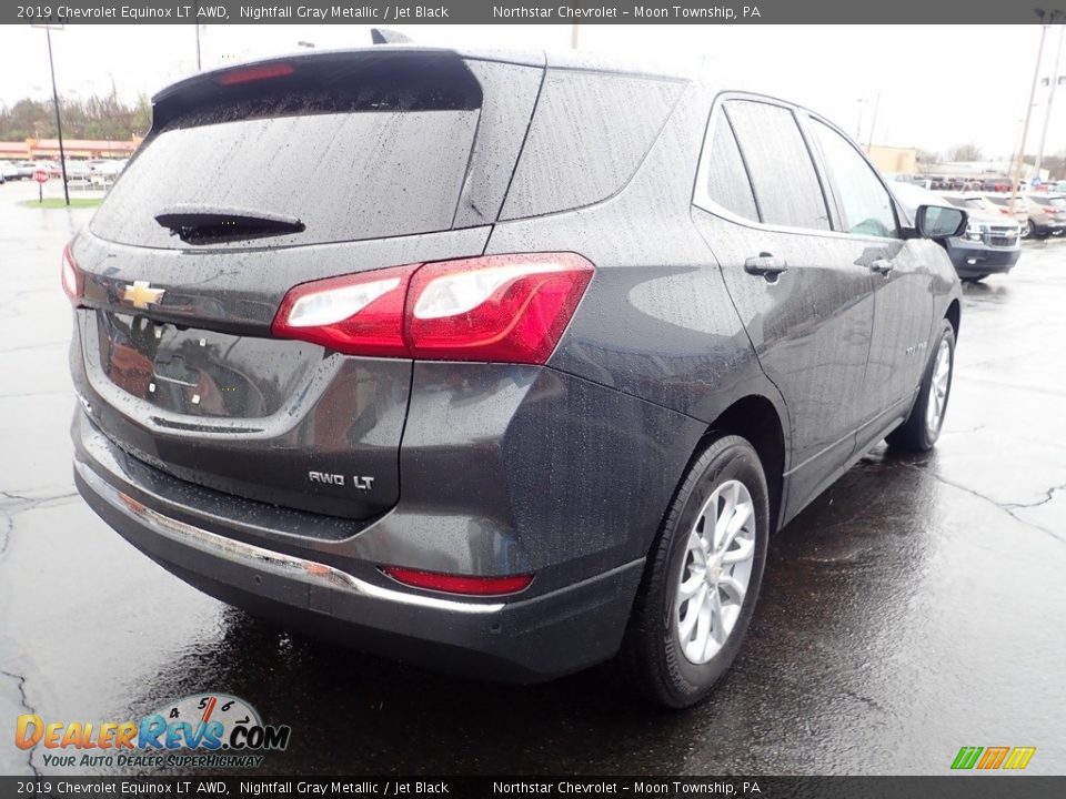 2019 Chevrolet Equinox LT AWD Nightfall Gray Metallic / Jet Black Photo #8