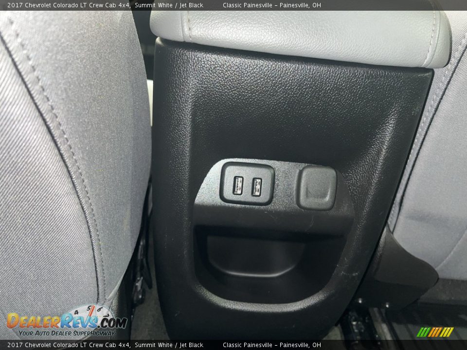 2017 Chevrolet Colorado LT Crew Cab 4x4 Summit White / Jet Black Photo #19