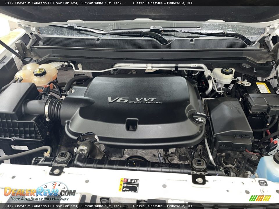 2017 Chevrolet Colorado LT Crew Cab 4x4 Summit White / Jet Black Photo #27