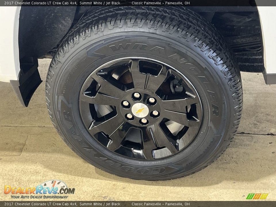 2017 Chevrolet Colorado LT Crew Cab 4x4 Summit White / Jet Black Photo #30