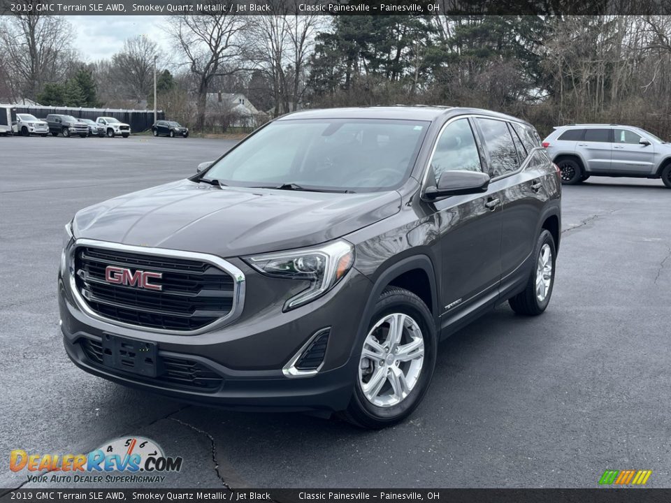 2019 GMC Terrain SLE AWD Smokey Quartz Metallic / Jet Black Photo #1