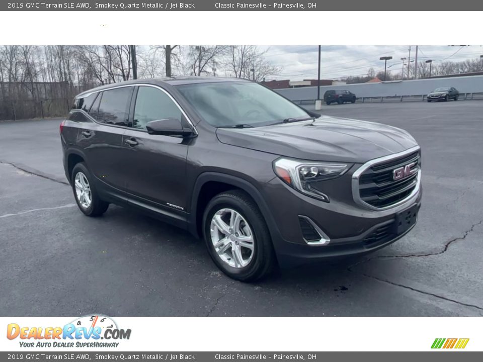 2019 GMC Terrain SLE AWD Smokey Quartz Metallic / Jet Black Photo #2