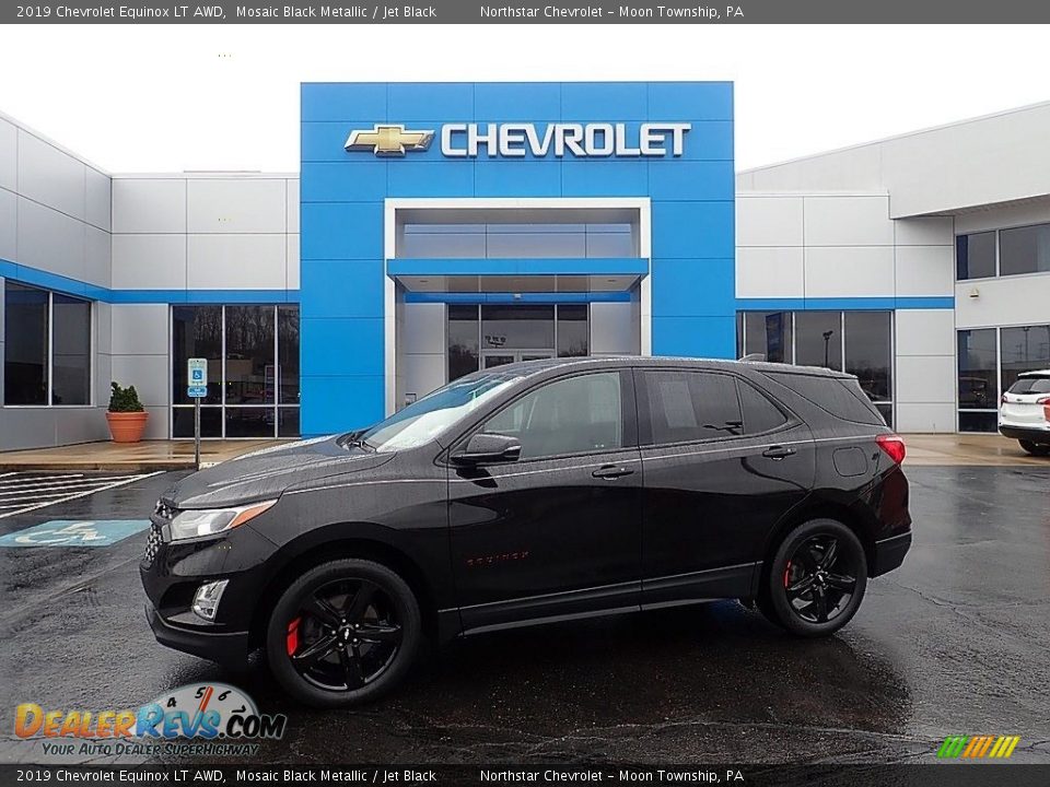 2019 Chevrolet Equinox LT AWD Mosaic Black Metallic / Jet Black Photo #1