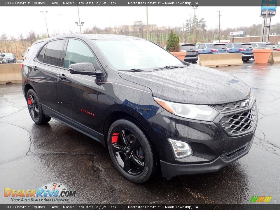 2019 Chevrolet Equinox LT AWD Mosaic Black Metallic / Jet Black Photo #11