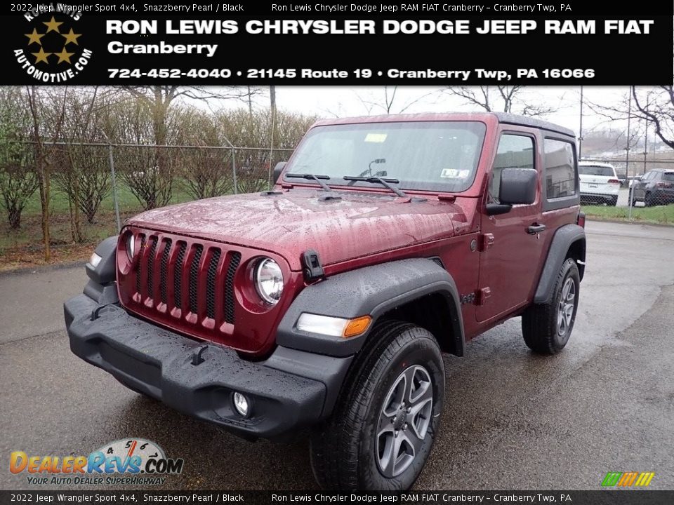 2022 Jeep Wrangler Sport 4x4 Snazzberry Pearl / Black Photo #1