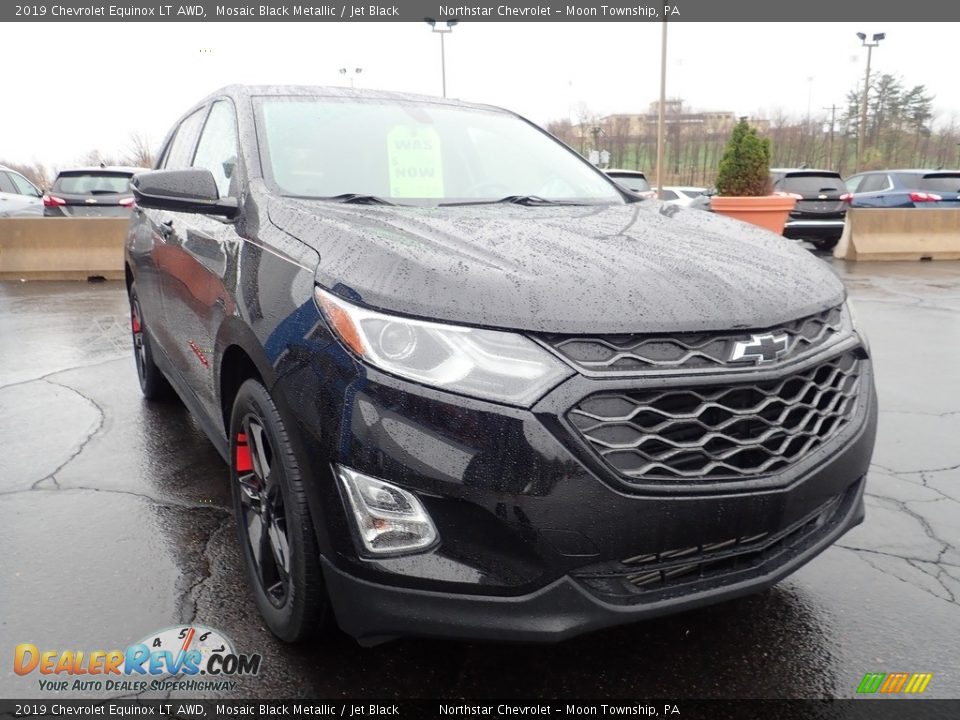 2019 Chevrolet Equinox LT AWD Mosaic Black Metallic / Jet Black Photo #12