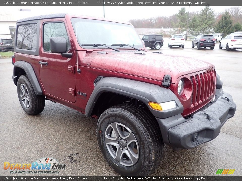 Front 3/4 View of 2022 Jeep Wrangler Sport 4x4 Photo #7