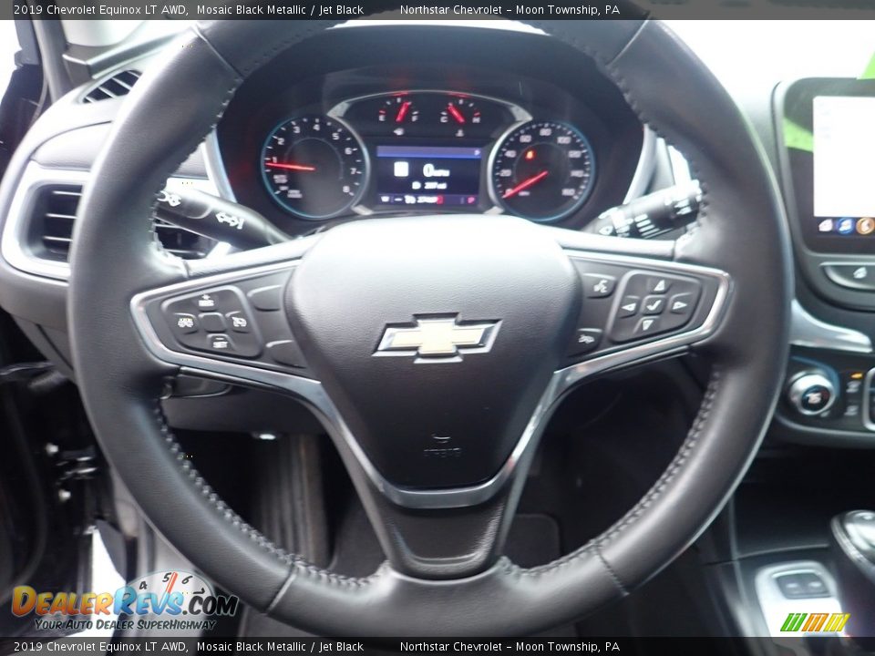 2019 Chevrolet Equinox LT AWD Mosaic Black Metallic / Jet Black Photo #27