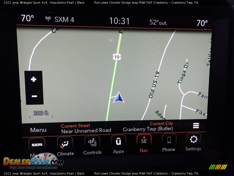 Navigation of 2022 Jeep Wrangler Sport 4x4 Photo #17