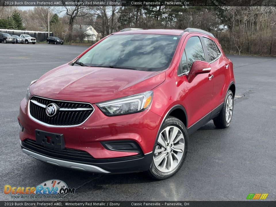 2019 Buick Encore Preferred AWD Winterberry Red Metallic / Ebony Photo #1