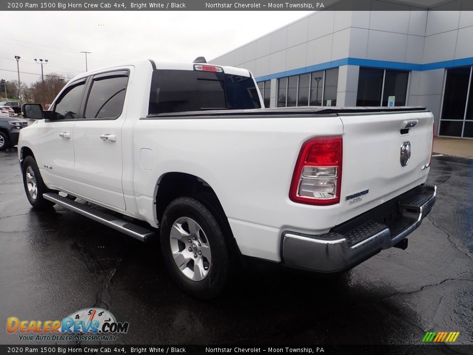 2020 Ram 1500 Big Horn Crew Cab 4x4 Bright White / Black Photo #4