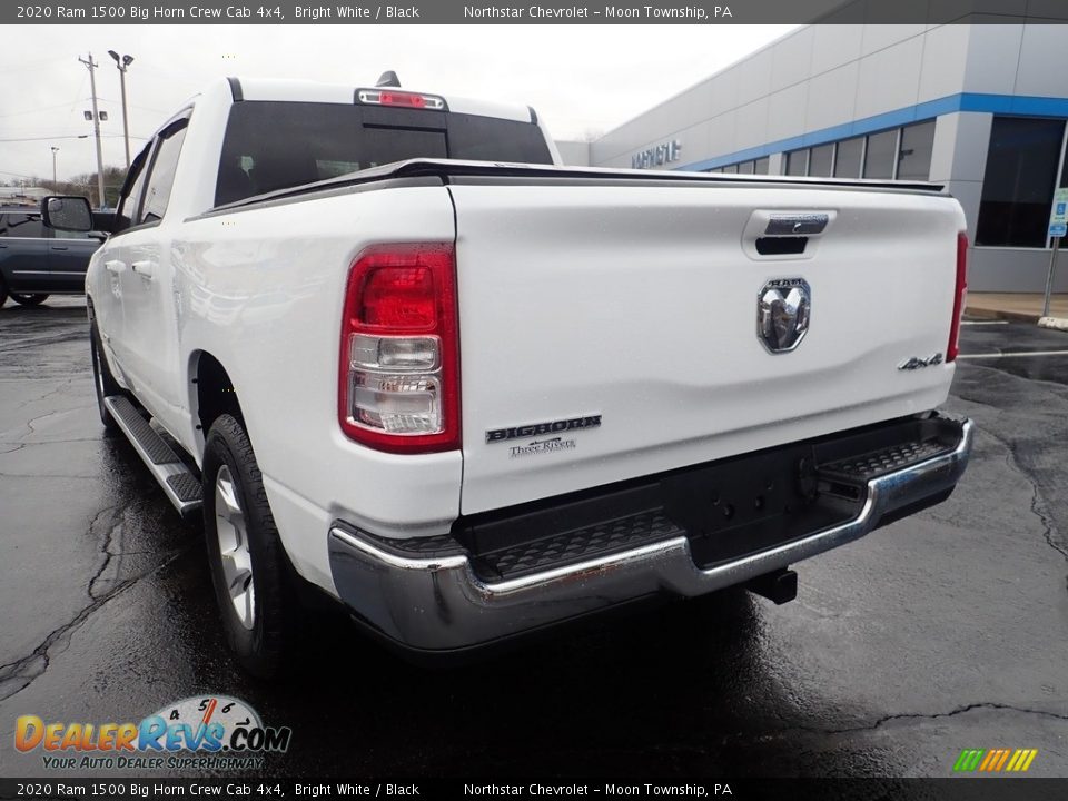 2020 Ram 1500 Big Horn Crew Cab 4x4 Bright White / Black Photo #5