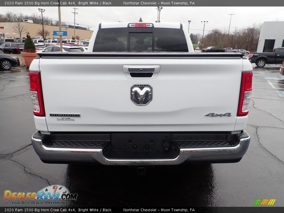 2020 Ram 1500 Big Horn Crew Cab 4x4 Bright White / Black Photo #6