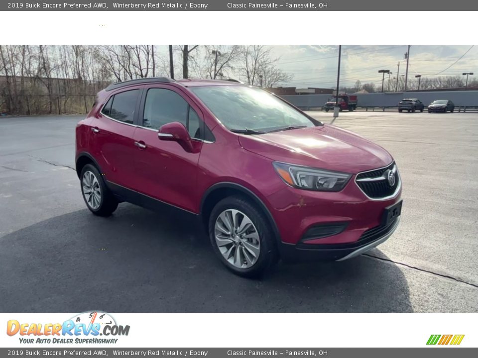 2019 Buick Encore Preferred AWD Winterberry Red Metallic / Ebony Photo #2