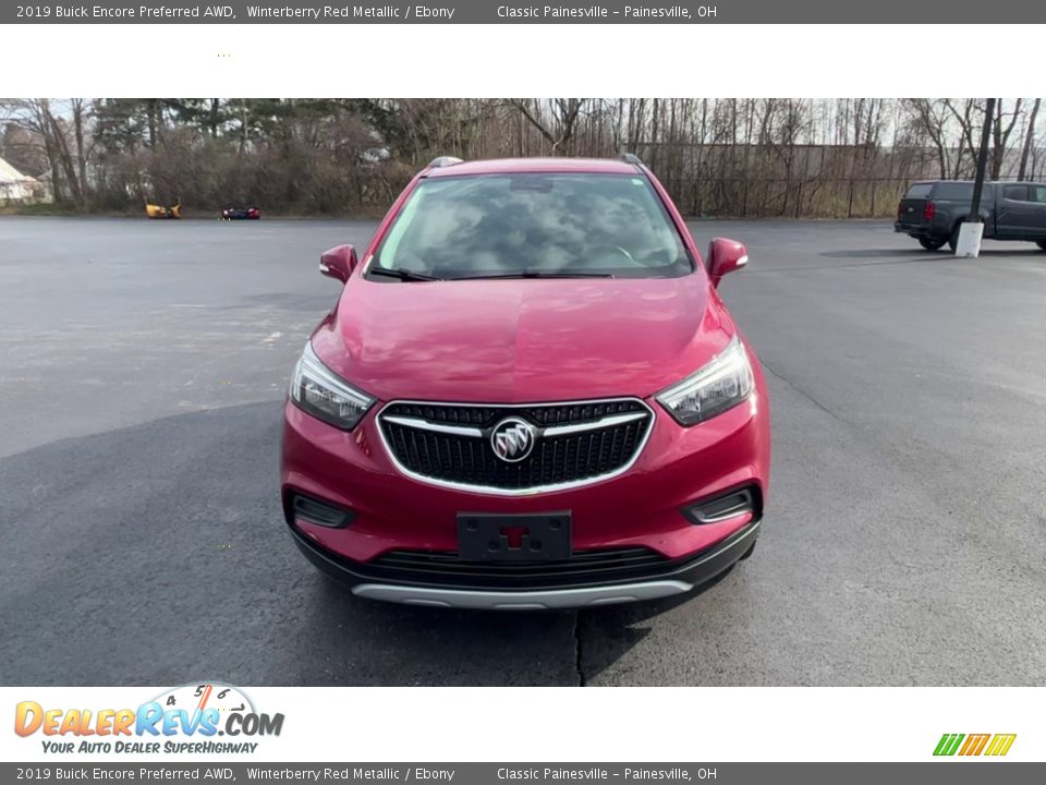 2019 Buick Encore Preferred AWD Winterberry Red Metallic / Ebony Photo #3