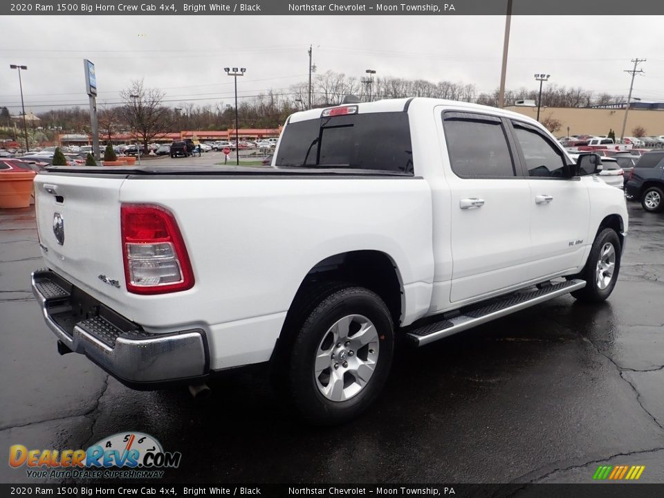 2020 Ram 1500 Big Horn Crew Cab 4x4 Bright White / Black Photo #8