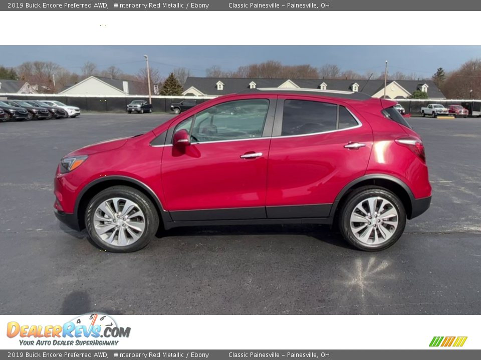 2019 Buick Encore Preferred AWD Winterberry Red Metallic / Ebony Photo #5