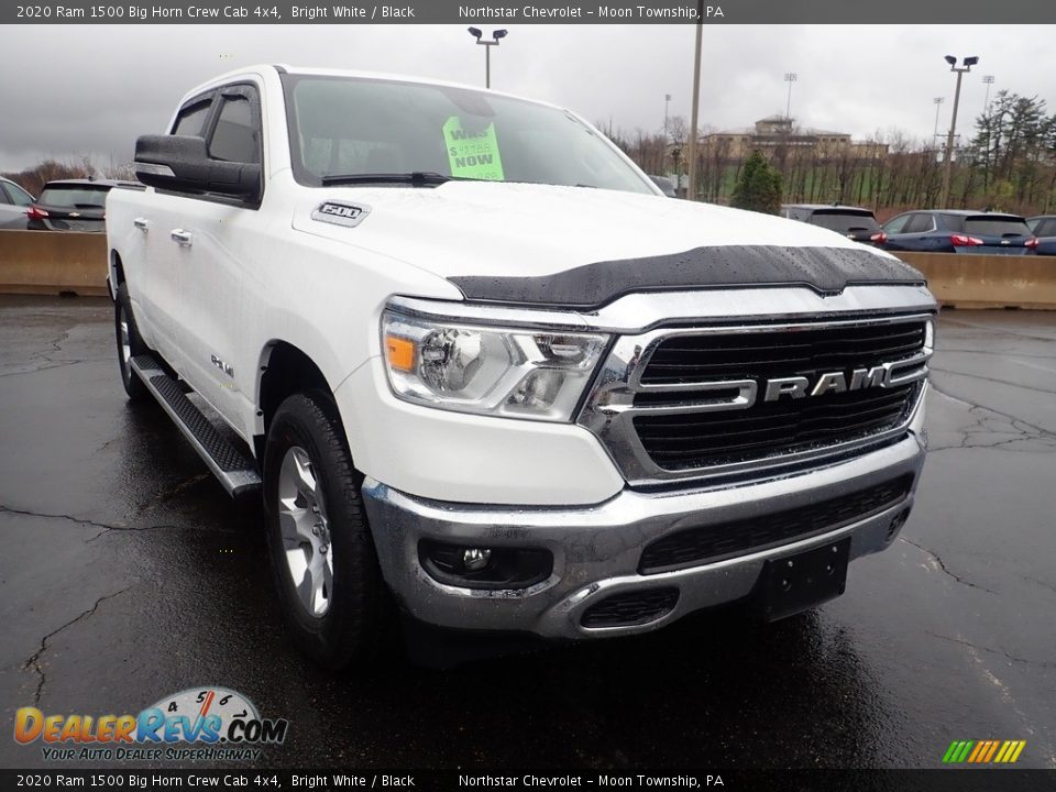 2020 Ram 1500 Big Horn Crew Cab 4x4 Bright White / Black Photo #11