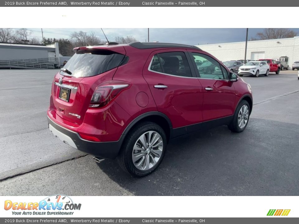 2019 Buick Encore Preferred AWD Winterberry Red Metallic / Ebony Photo #8