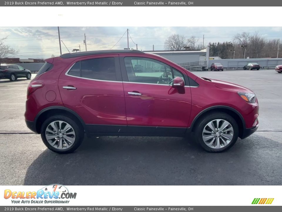 2019 Buick Encore Preferred AWD Winterberry Red Metallic / Ebony Photo #9