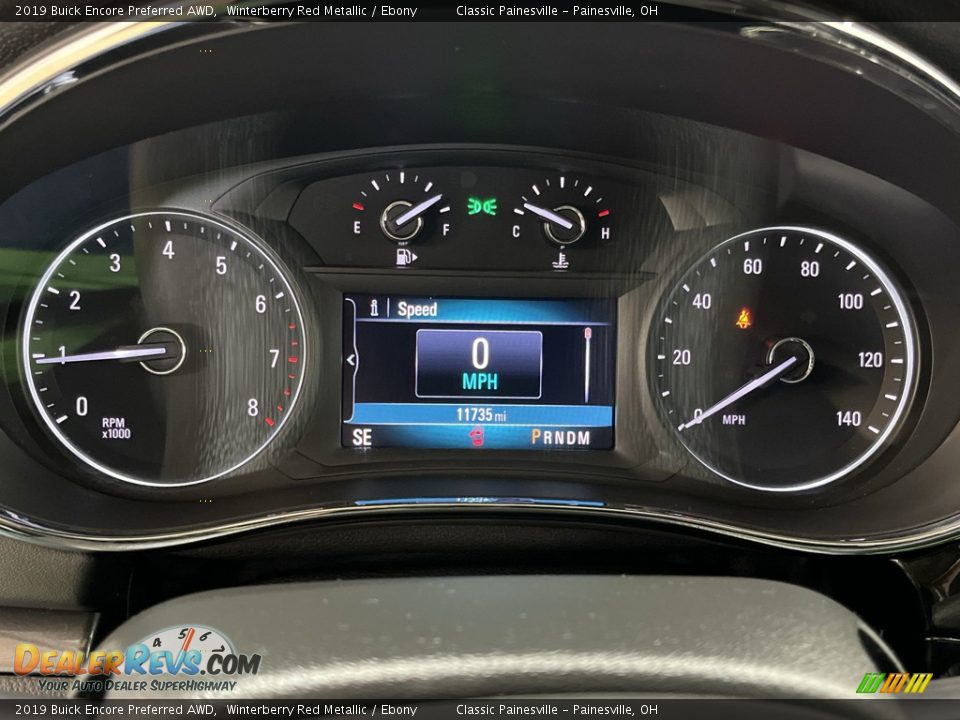 2019 Buick Encore Preferred AWD Winterberry Red Metallic / Ebony Photo #11