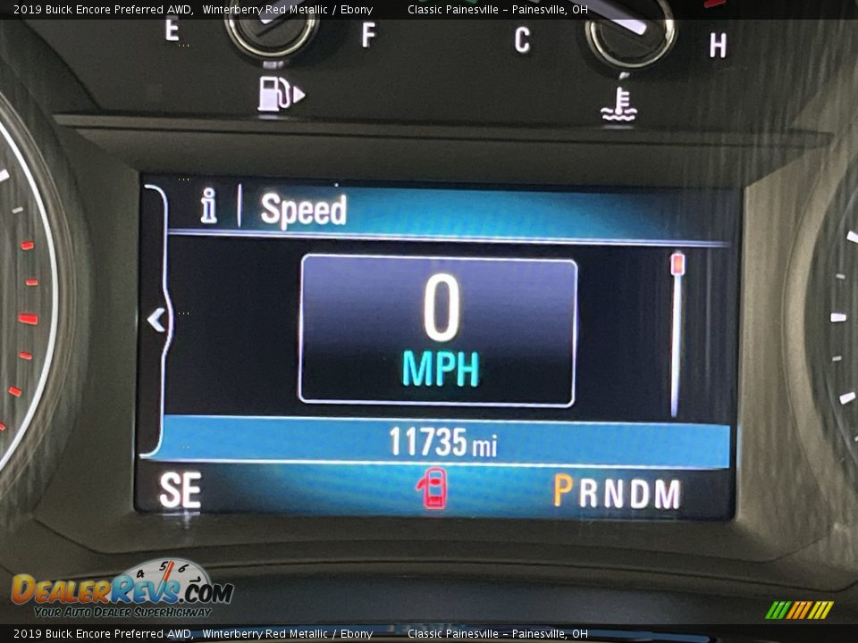 2019 Buick Encore Preferred AWD Winterberry Red Metallic / Ebony Photo #12