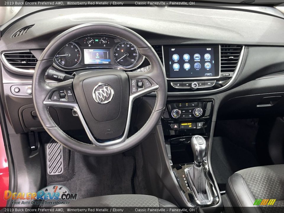2019 Buick Encore Preferred AWD Winterberry Red Metallic / Ebony Photo #19