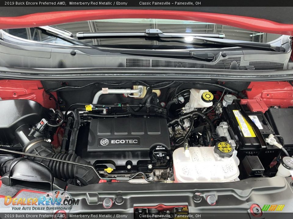 2019 Buick Encore Preferred AWD Winterberry Red Metallic / Ebony Photo #27