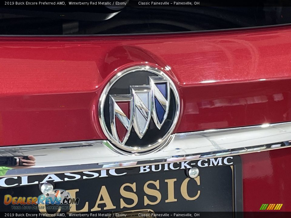 2019 Buick Encore Preferred AWD Winterberry Red Metallic / Ebony Photo #28