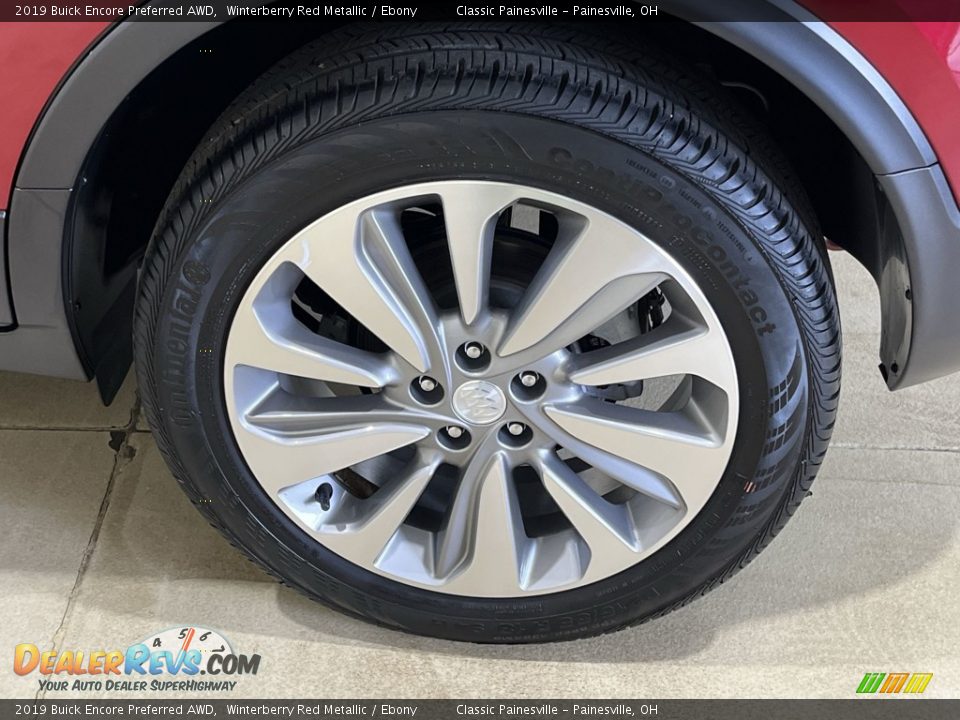 2019 Buick Encore Preferred AWD Winterberry Red Metallic / Ebony Photo #30