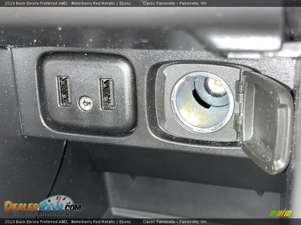 2019 Buick Encore Preferred AWD Winterberry Red Metallic / Ebony Photo #32