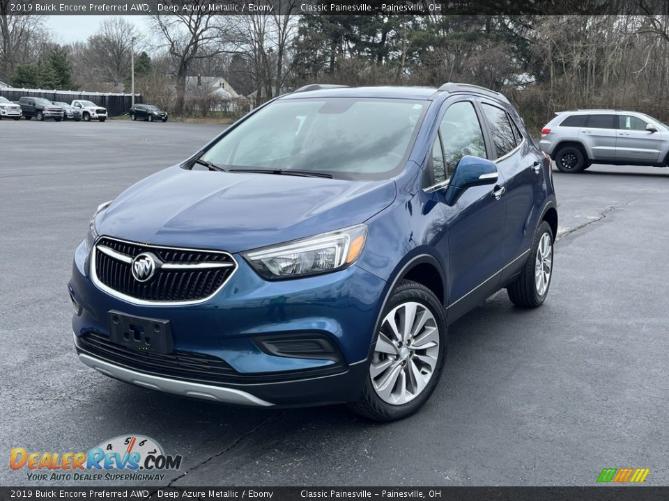 2019 Buick Encore Preferred AWD Deep Azure Metallic / Ebony Photo #1