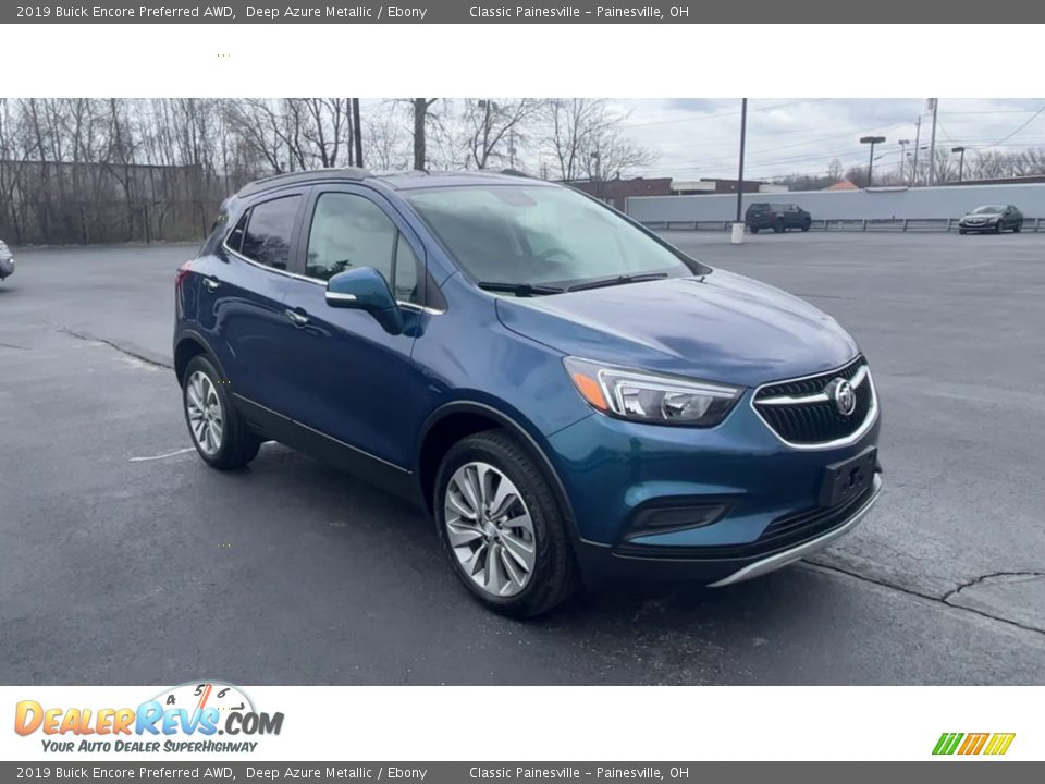 2019 Buick Encore Preferred AWD Deep Azure Metallic / Ebony Photo #2
