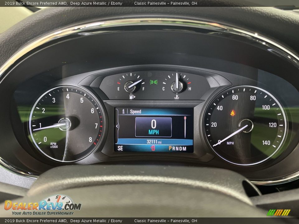 2019 Buick Encore Preferred AWD Deep Azure Metallic / Ebony Photo #11